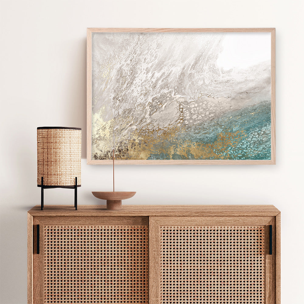 Shop Nortia Art Print a painted abstract themed wall art print from The Print Emporium wall artwork collection - Buy Australian made fine art painting style poster and framed prints for the home and your interior decor room, TPE-PC-HB017-AP