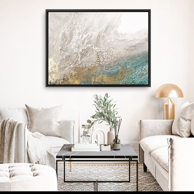 Shop Nortia Canvas Print a painted abstract themed framed canvas wall art print from The Print Emporium artwork collection - Buy Australian made fine art painting style stretched canvas prints for the home and your interior decor space, TPE-PC-HB017-CA-35X46-NF