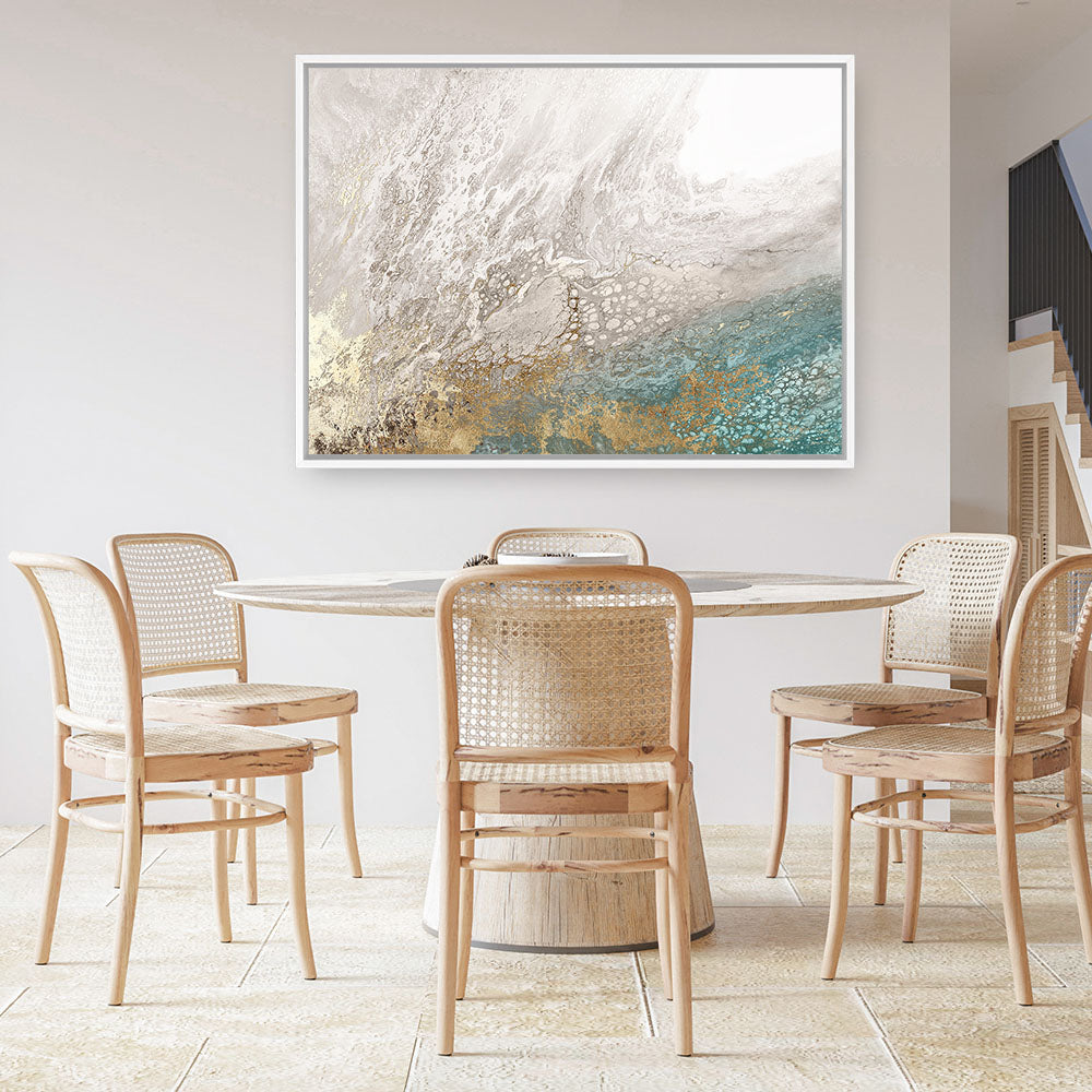 Shop Nortia Canvas Print a painted abstract themed framed canvas wall art print from The Print Emporium artwork collection - Buy Australian made fine art painting style stretched canvas prints for the home and your interior decor space, TPE-PC-HB017-CA-35X46-NF