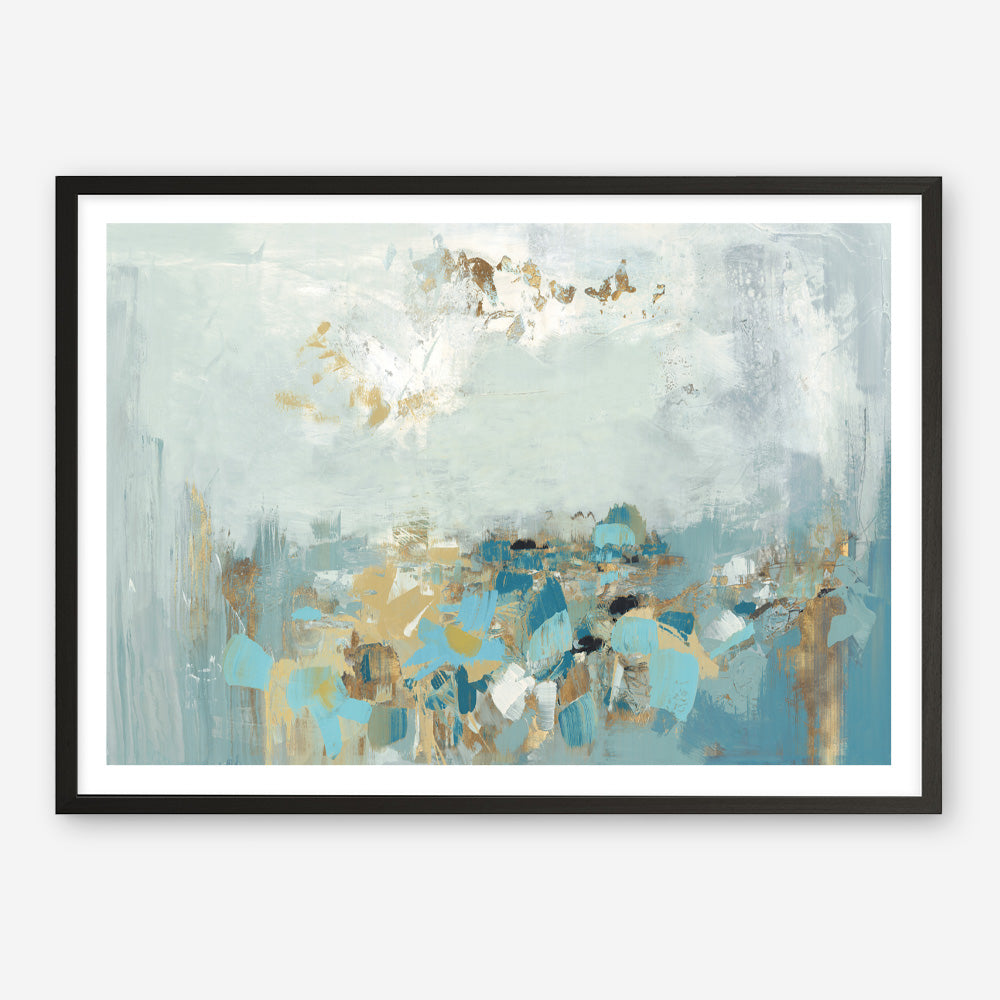 Shop Nu Bleu Art Print a painted abstract themed wall art print from The Print Emporium wall artwork collection - Buy Australian made fine art painting style poster and framed prints for the home and your interior decor room, TPE-PC-BC055-AP