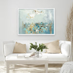 Shop Nu Bleu Art Print a painted abstract themed wall art print from The Print Emporium wall artwork collection - Buy Australian made fine art painting style poster and framed prints for the home and your interior decor room, TPE-PC-BC055-AP