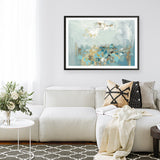 Shop Nu Bleu Art Print a painted abstract themed wall art print from The Print Emporium wall artwork collection - Buy Australian made fine art painting style poster and framed prints for the home and your interior decor room, TPE-PC-BC055-AP