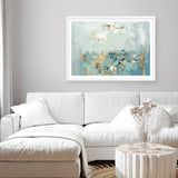 Shop Nu Bleu Art Print a painted abstract themed wall art print from The Print Emporium wall artwork collection - Buy Australian made fine art painting style poster and framed prints for the home and your interior decor room, TPE-PC-BC055-AP