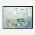 Shop Nu Bleu Canvas Print a painted abstract themed framed canvas wall art print from The Print Emporium artwork collection - Buy Australian made fine art painting style stretched canvas prints for the home and your interior decor space, TPE-PC-BC055-CA-35X46-NF