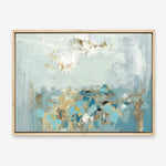 Shop Nu Bleu Canvas Print a painted abstract themed framed canvas wall art print from The Print Emporium artwork collection - Buy Australian made fine art painting style stretched canvas prints for the home and your interior decor space, TPE-PC-BC055-CA-35X46-NF