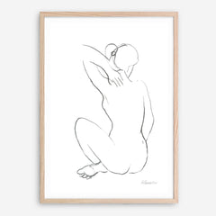 Shop Nude Sketch I Art Print a painted abstract themed wall art print from The Print Emporium wall artwork collection - Buy Australian made fine art painting style poster and framed prints for the home and your interior decor room, TPE-WA-54057-AP