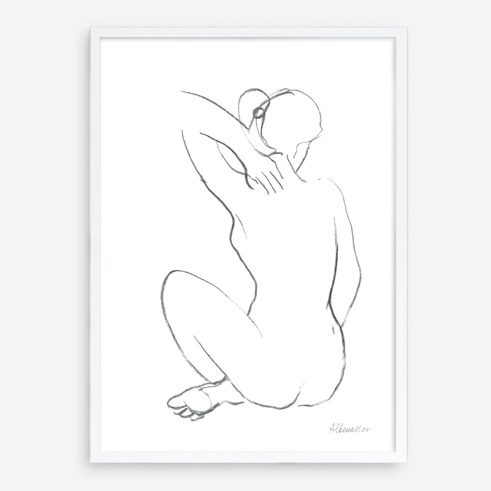 Shop Nude Sketch I Art Print a painted abstract themed wall art print from The Print Emporium wall artwork collection - Buy Australian made fine art painting style poster and framed prints for the home and your interior decor room, TPE-WA-54057-AP