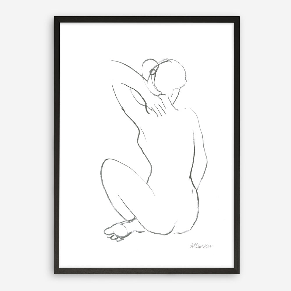 Shop Nude Sketch I Art Print a painted abstract themed wall art print from The Print Emporium wall artwork collection - Buy Australian made fine art painting style poster and framed prints for the home and your interior decor room, TPE-WA-54057-AP