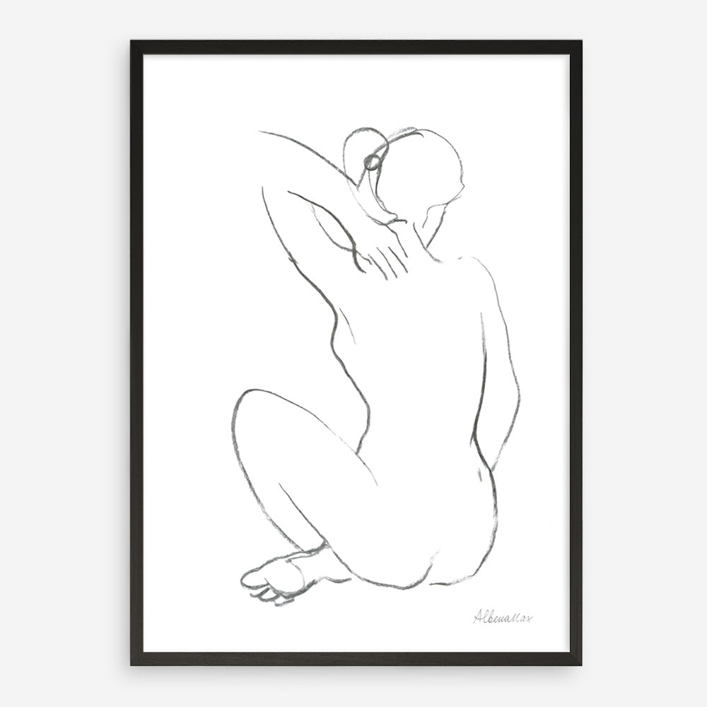 Shop Nude Sketch I Art Print a painted abstract themed wall art print from The Print Emporium wall artwork collection - Buy Australian made fine art painting style poster and framed prints for the home and your interior decor room, TPE-WA-54057-AP