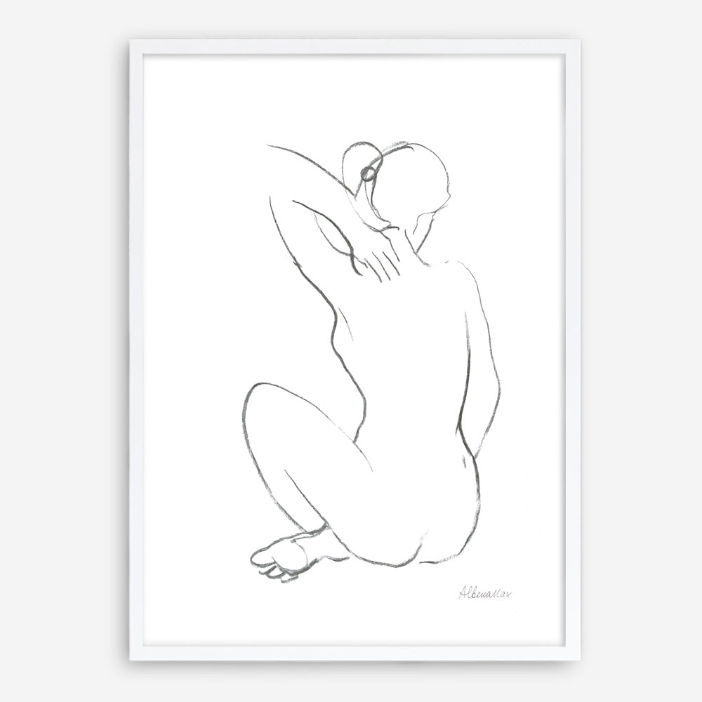 Shop Nude Sketch I Art Print a painted abstract themed wall art print from The Print Emporium wall artwork collection - Buy Australian made fine art painting style poster and framed prints for the home and your interior decor room, TPE-WA-54057-AP