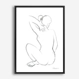Shop Nude Sketch I Canvas Print a painted abstract themed framed canvas wall art print from The Print Emporium artwork collection - Buy Australian made fine art painting style stretched canvas prints for the home and your interior decor space, TPE-WA-54057-CA-35X46-NF