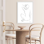 Shop Nude Sketch I Canvas Print a painted abstract themed framed canvas wall art print from The Print Emporium artwork collection - Buy Australian made fine art painting style stretched canvas prints for the home and your interior decor space, TPE-WA-54057-CA-35X46-NF