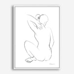 Shop Nude Sketch I Canvas Print a painted abstract themed framed canvas wall art print from The Print Emporium artwork collection - Buy Australian made fine art painting style stretched canvas prints for the home and your interior decor space, TPE-WA-54057-CA-35X46-NF