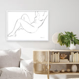 Shop Nude Sketch II Art Print a painted abstract themed wall art print from The Print Emporium wall artwork collection - Buy Australian made fine art painting style poster and framed prints for the home and your interior decor room, TPE-WA-54058-AP
