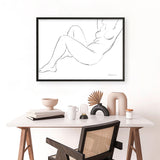 Shop Nude Sketch II Art Print a painted abstract themed wall art print from The Print Emporium wall artwork collection - Buy Australian made fine art painting style poster and framed prints for the home and your interior decor room, TPE-WA-54058-AP