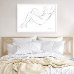 Shop Nude Sketch II Art Print a painted abstract themed wall art print from The Print Emporium wall artwork collection - Buy Australian made fine art painting style poster and framed prints for the home and your interior decor room, TPE-WA-54058-AP