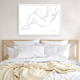 Shop Nude Sketch II Art Print a painted abstract themed wall art print from The Print Emporium wall artwork collection - Buy Australian made fine art painting style poster and framed prints for the home and your interior decor room, TPE-WA-54058-AP