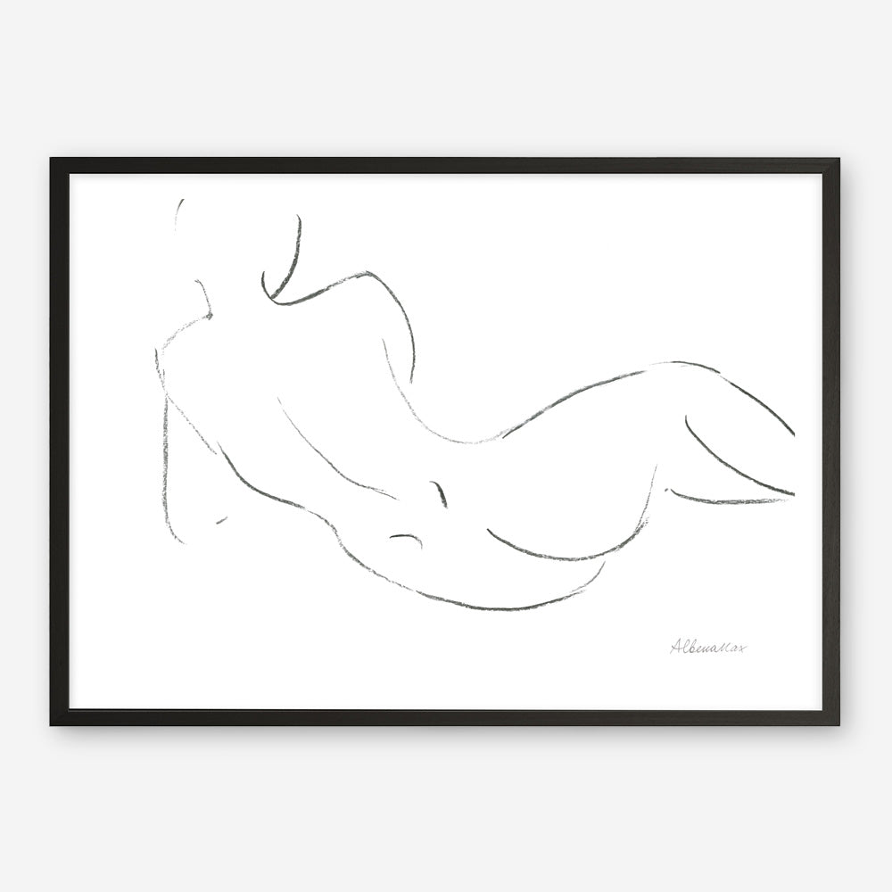 Shop Nude Sketch III Art Print a painted abstract themed wall art print from The Print Emporium wall artwork collection - Buy Australian made fine art painting style poster and framed prints for the home and your interior decor room, TPE-WA-54059-AP