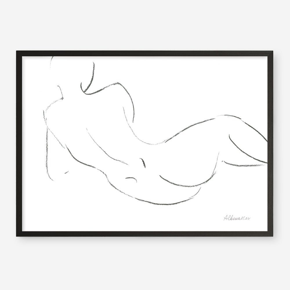 Shop Nude Sketch III Art Print a painted abstract themed wall art print from The Print Emporium wall artwork collection - Buy Australian made fine art painting style poster and framed prints for the home and your interior decor room, TPE-WA-54059-AP