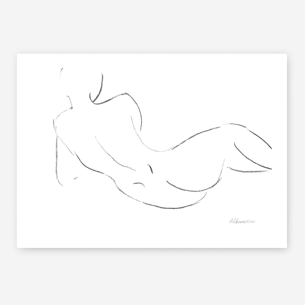 Shop Nude Sketch III Art Print a painted abstract themed wall art print from The Print Emporium wall artwork collection - Buy Australian made fine art painting style poster and framed prints for the home and your interior decor room, TPE-WA-54059-AP