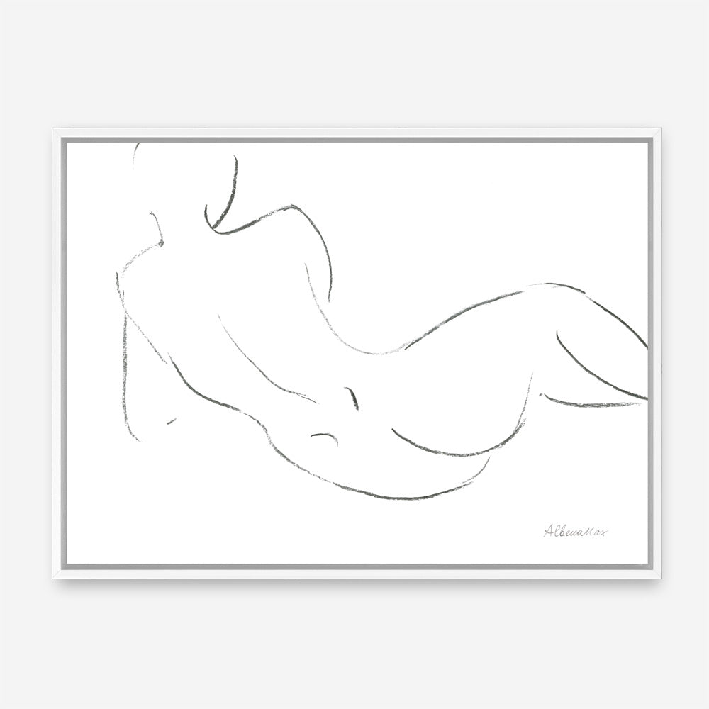 Shop Nude Sketch III Canvas Print a painted abstract themed framed canvas wall art print from The Print Emporium artwork collection - Buy Australian made fine art painting style stretched canvas prints for the home and your interior decor space, TPE-WA-54059-CA-35X46-NF