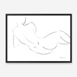 Shop Nude Sketch III Canvas Print a painted abstract themed framed canvas wall art print from The Print Emporium artwork collection - Buy Australian made fine art painting style stretched canvas prints for the home and your interior decor space, TPE-WA-54059-CA-35X46-NF