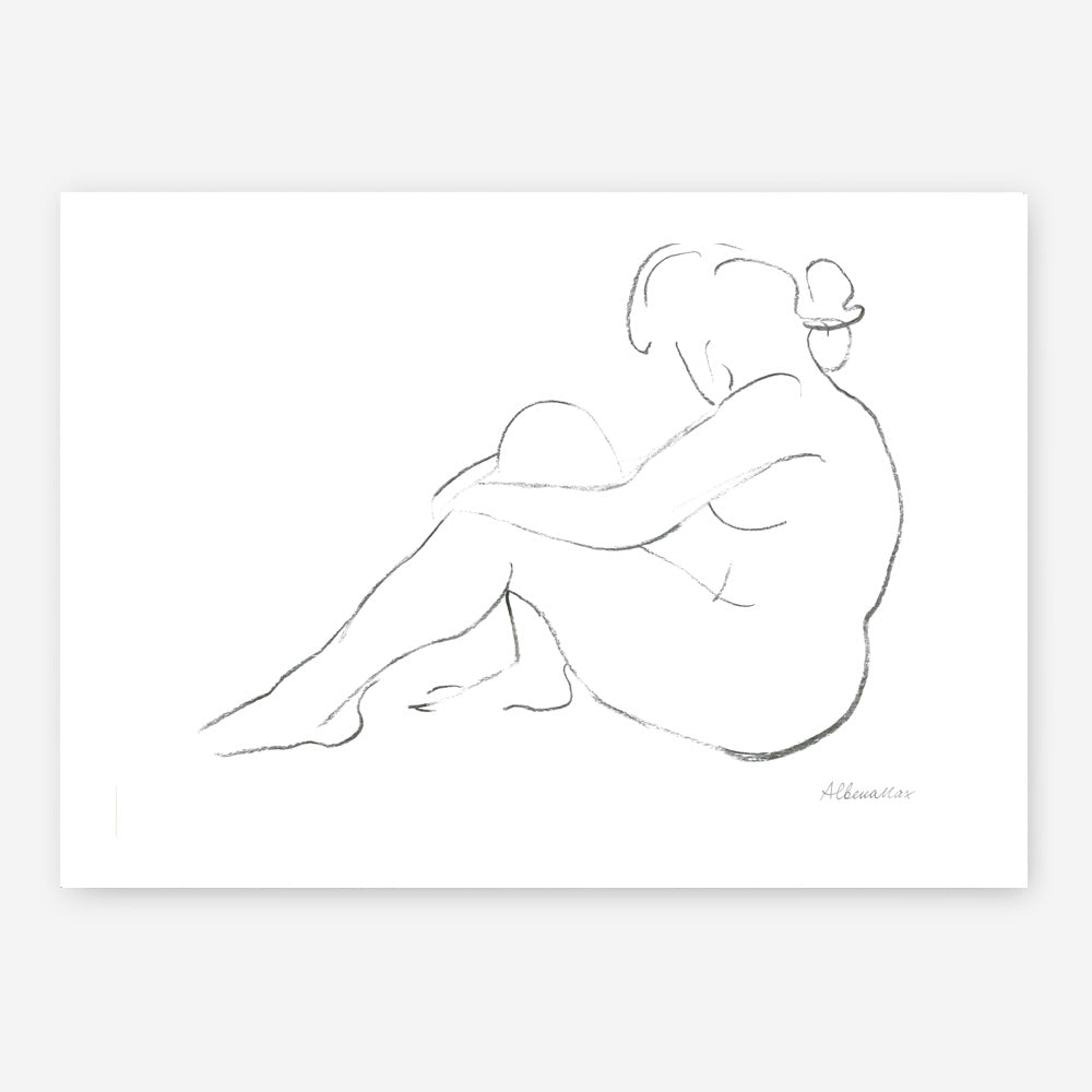 Shop Nude Sketch IV Art Print a painted abstract themed wall art print from The Print Emporium wall artwork collection - Buy Australian made fine art painting style poster and framed prints for the home and your interior decor room, TPE-WA-54060-AP