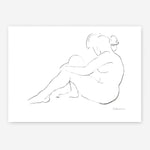 Shop Nude Sketch IV Art Print a painted abstract themed wall art print from The Print Emporium wall artwork collection - Buy Australian made fine art painting style poster and framed prints for the home and your interior decor room, TPE-WA-54060-AP