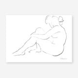 Shop Nude Sketch IV Art Print a painted abstract themed wall art print from The Print Emporium wall artwork collection - Buy Australian made fine art painting style poster and framed prints for the home and your interior decor room, TPE-WA-54060-AP