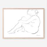Shop Nude Sketch IV Art Print a painted abstract themed wall art print from The Print Emporium wall artwork collection - Buy Australian made fine art painting style poster and framed prints for the home and your interior decor room, TPE-WA-54060-AP