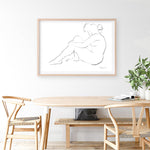 Shop Nude Sketch IV Art Print a painted abstract themed wall art print from The Print Emporium wall artwork collection - Buy Australian made fine art painting style poster and framed prints for the home and your interior decor room, TPE-WA-54060-AP