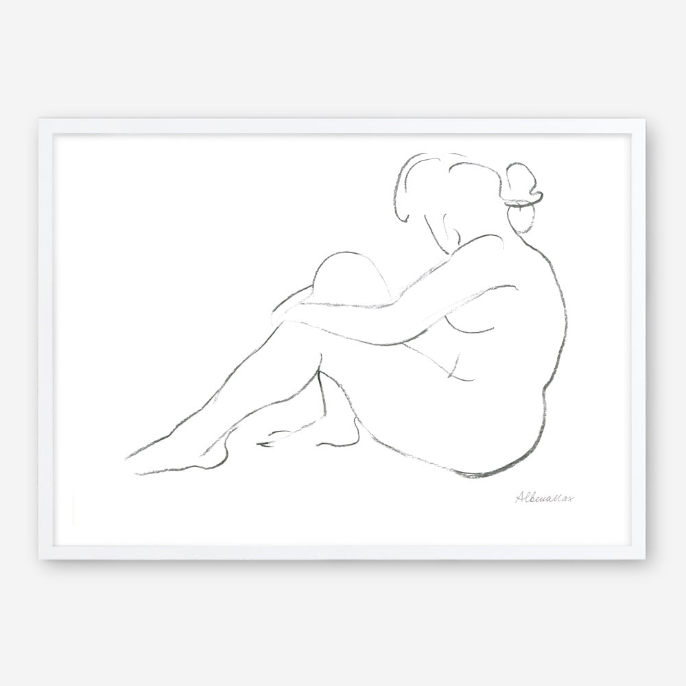 Shop Nude Sketch IV Art Print a painted abstract themed wall art print from The Print Emporium wall artwork collection - Buy Australian made fine art painting style poster and framed prints for the home and your interior decor room, TPE-WA-54060-AP