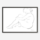 Shop Nude Sketch IV Art Print a painted abstract themed wall art print from The Print Emporium wall artwork collection - Buy Australian made fine art painting style poster and framed prints for the home and your interior decor room, TPE-WA-54060-AP