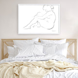 Shop Nude Sketch IV Art Print a painted abstract themed wall art print from The Print Emporium wall artwork collection - Buy Australian made fine art painting style poster and framed prints for the home and your interior decor room, TPE-WA-54060-AP