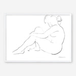 Shop Nude Sketch IV Art Print a painted abstract themed wall art print from The Print Emporium wall artwork collection - Buy Australian made fine art painting style poster and framed prints for the home and your interior decor room, TPE-WA-54060-AP
