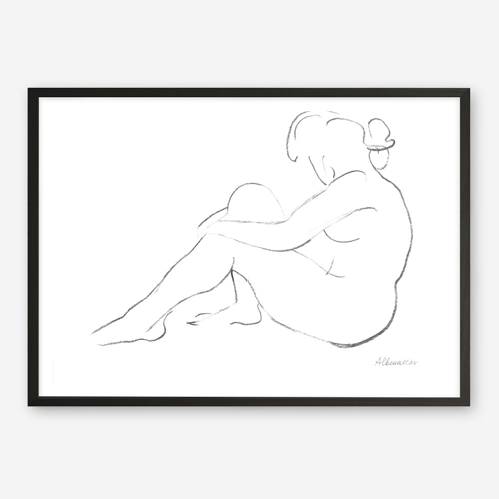Shop Nude Sketch IV Art Print a painted abstract themed wall art print from The Print Emporium wall artwork collection - Buy Australian made fine art painting style poster and framed prints for the home and your interior decor room, TPE-WA-54060-AP