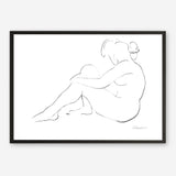 Shop Nude Sketch IV Art Print a painted abstract themed wall art print from The Print Emporium wall artwork collection - Buy Australian made fine art painting style poster and framed prints for the home and your interior decor room, TPE-WA-54060-AP