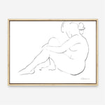 Shop Nude Sketch IV Canvas Print a painted abstract themed framed canvas wall art print from The Print Emporium artwork collection - Buy Australian made fine art painting style stretched canvas prints for the home and your interior decor space, TPE-WA-54060-CA-35X46-NF