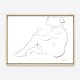 Shop Nude Sketch IV Canvas Print a painted abstract themed framed canvas wall art print from The Print Emporium artwork collection - Buy Australian made fine art painting style stretched canvas prints for the home and your interior decor space, TPE-WA-54060-CA-35X46-NF