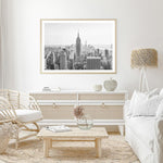 Shop Nyc Skyline B&W Photo Art Print a photography wall art print from The Print Emporium wall artwork collection - Buy Australian made fine art poster and framed prints for the home and your interior decor room, TPE-296-AP