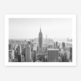 Shop Nyc Skyline B&W Photo Art Print a photography wall art print from The Print Emporium wall artwork collection - Buy Australian made fine art poster and framed prints for the home and your interior decor room, TPE-296-AP