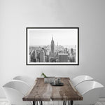 Shop Nyc Skyline B&W Photo Art Print a photography wall art print from The Print Emporium wall artwork collection - Buy Australian made fine art poster and framed prints for the home and your interior decor room, TPE-296-AP