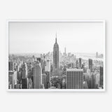 Shop Nyc Skyline B&W Photo Art Print a photography wall art print from The Print Emporium wall artwork collection - Buy Australian made fine art poster and framed prints for the home and your interior decor room, TPE-296-AP