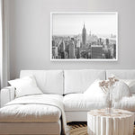 Shop Nyc Skyline B&W Photo Art Print a photography wall art print from The Print Emporium wall artwork collection - Buy Australian made fine art poster and framed prints for the home and your interior decor room, TPE-296-AP