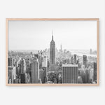Shop Nyc Skyline B&W Photo Art Print a photography wall art print from The Print Emporium wall artwork collection - Buy Australian made fine art poster and framed prints for the home and your interior decor room, TPE-296-AP