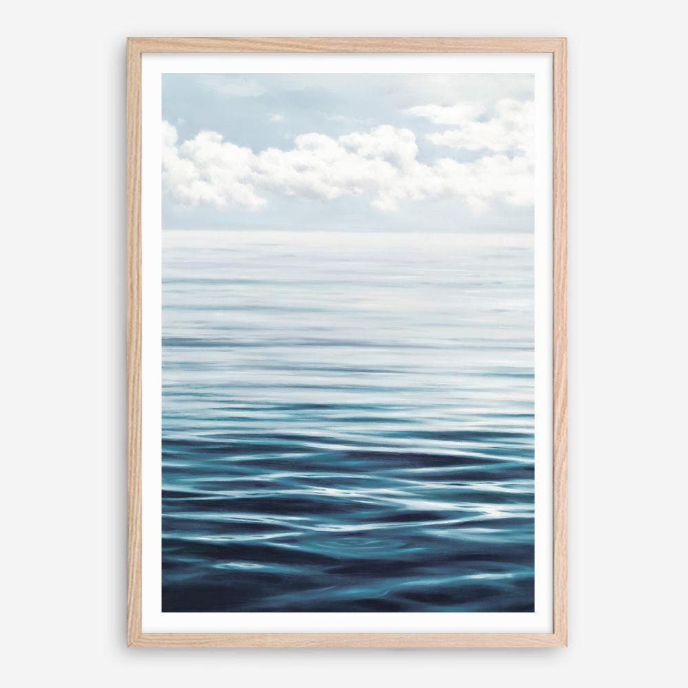 Shop Ocean Horizon Art Print a coastal themed painted wall art print from The Print Emporium wall artwork collection - Buy Australian made fine art painting style poster and framed prints for the home and your interior decor room, TPE-019-AP