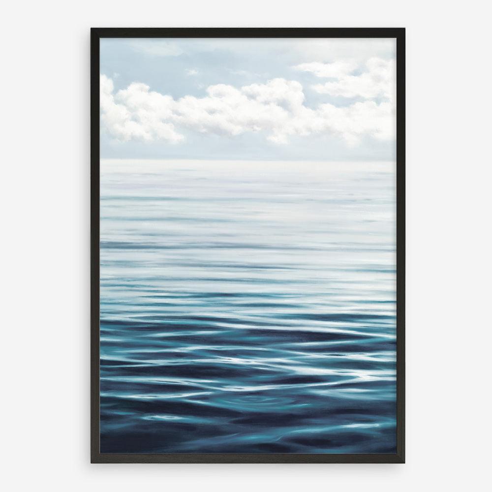 Shop Ocean Horizon Art Print a coastal themed painted wall art print from The Print Emporium wall artwork collection - Buy Australian made fine art painting style poster and framed prints for the home and your interior decor room, TPE-019-AP