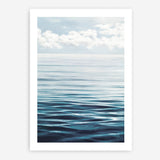 Shop Ocean Horizon Art Print a coastal themed painted wall art print from The Print Emporium wall artwork collection - Buy Australian made fine art painting style poster and framed prints for the home and your interior decor room, TPE-019-AP