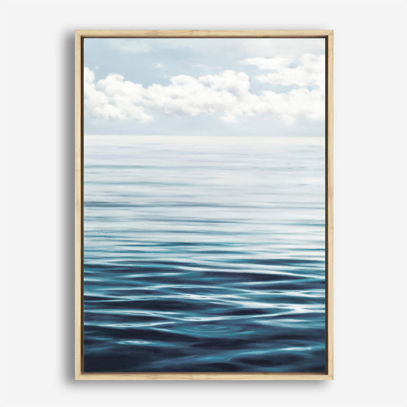 Shop Ocean Horizon Canvas Print a coastal themed painted framed canvas wall art print from The Print Emporium artwork collection - Buy Australian made fine art painting style stretched canvas prints for the home and your interior decor space, TPE-019-CA-35X46-NF