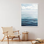 Shop Ocean Horizon Canvas Print a coastal themed painted framed canvas wall art print from The Print Emporium artwork collection - Buy Australian made fine art painting style stretched canvas prints for the home and your interior decor space, TPE-019-CA-35X46-NF